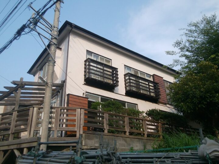 外壁塗装施工例　鎌倉市　S様邸　