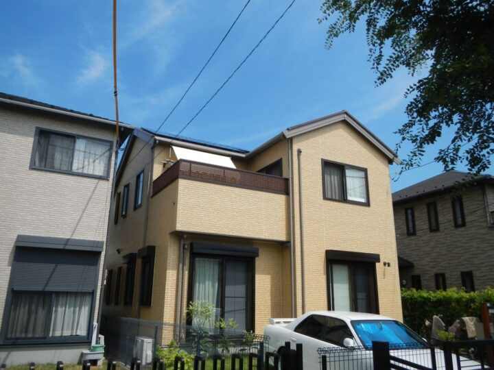 外壁塗装施工例　横浜市　Ｆ様邸