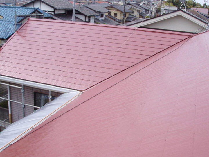 屋根塗装施工例　鎌倉市K様邸　遮熱フッ素