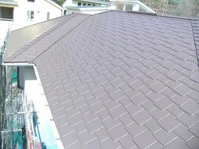 屋根塗装施工例　鎌倉市Ｎ様邸