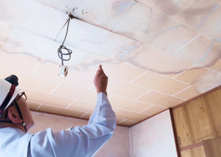 天井の雨漏り診断